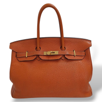 Bolsa Hermès Birkin 35 Laranja