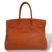 Bolsa Hermès Birkin 35 Laranja