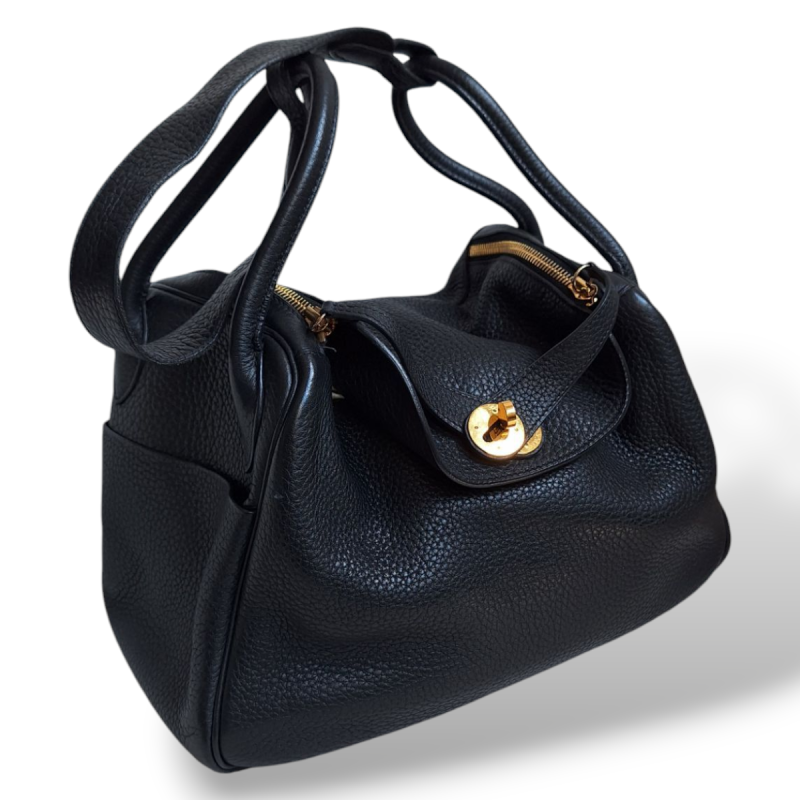Bolsa Hermès Lindy Preta 30