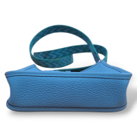 Bolsa Hermès Evelyne TPM Turquesa 