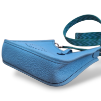 Bolsa Hermès Evelyne TPM Turquesa 