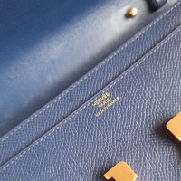 Bolsa Hermès Constance To Go Bleu De Prusse Ferragem Rose Gold