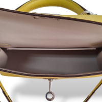 Bolsa Hermès Mini Kelly II Chevre Jaune de Naples