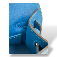 Bolsa Hermès Kelly Pochette Azul