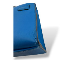 Bolsa Hermès Kelly Pochette Azul