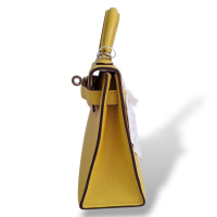 Bolsa Hermès Mini Kelly II Chevre Jaune de Naples