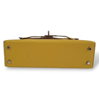Bolsa Hermès Mini Kelly II Chevre Jaune de Naples