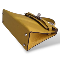 Bolsa Hermès Mini Kelly II Chevre Jaune de Naples