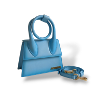 Bolsa Jacquemus Le Chiquito Noeud Degradê Azul Bolsa Jacquemus Le Chiquito Noeud Degradê Azul
