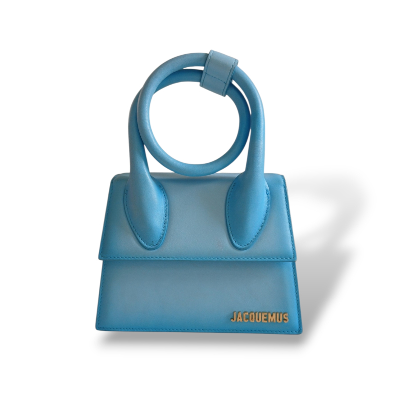 Bolsa Jacquemus Le Chiquito Noeud Degradê Azul