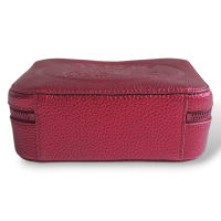 Bolsa Lacoste Metalizada Cereja 