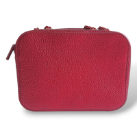 Bolsa Lacoste Metalizada Cereja 