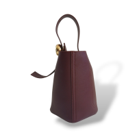 Bolsa Loewe Bucket Pebble Mini Vinho