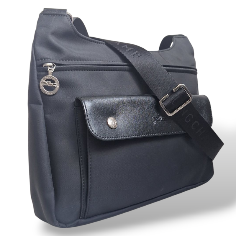 Bolsa Longchamp Nylon Preta