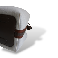 Bolsa Loro Piana Cashmere Cinza 