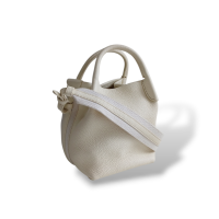 Bolsa Loro Piana Couro Off White