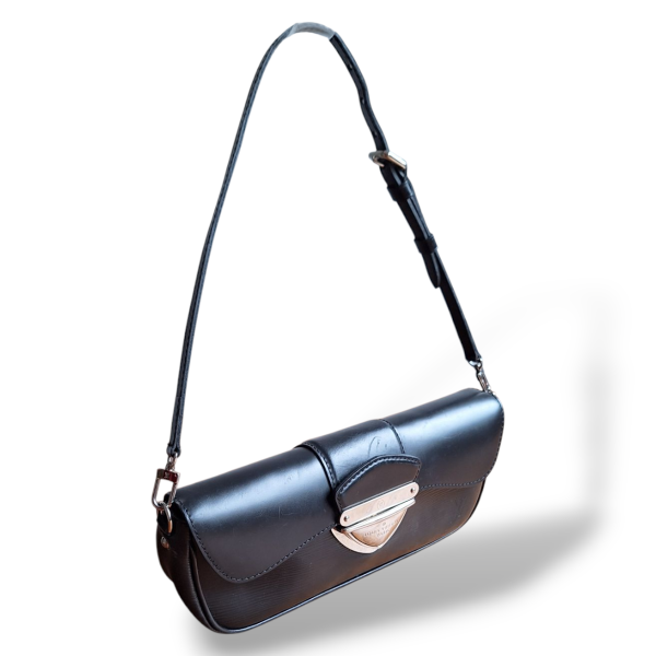 Bolsa Louis Vuitton Pochete Montaigne Epi Preta