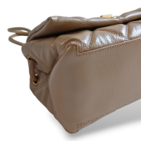 Bolsa Marc Jacobs The Quilted Leather Dual Bege Bolsa Marc Jacobs The Quilted Leather Dual Bege