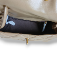Bolsa Marc Jacobs The Quilted Leather Dual Bege Bolsa Marc Jacobs The Quilted Leather Dual Bege
