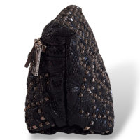Clutch Marc Jacobs Studs Padlock Preta Clutch Marc Jacobs Studs Padlock Preta