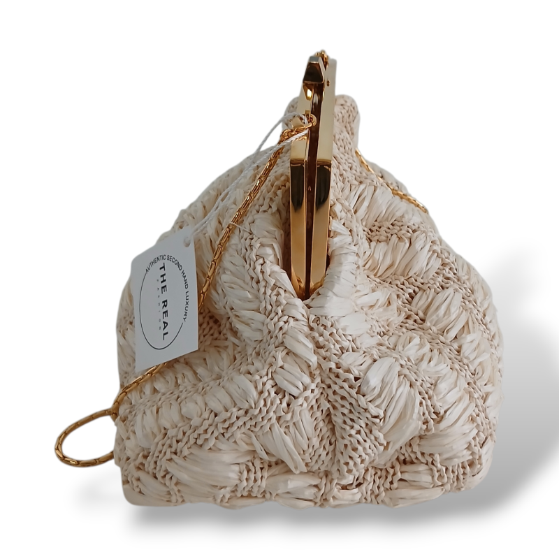 Clutch 13 BC de Palha com Detalhes Coloridos