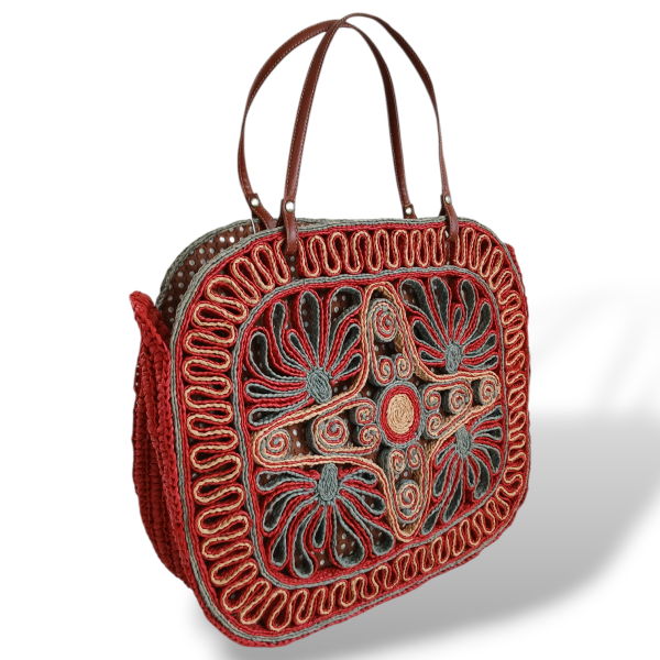 Bolsa Jamin Puech de Palha Colorida