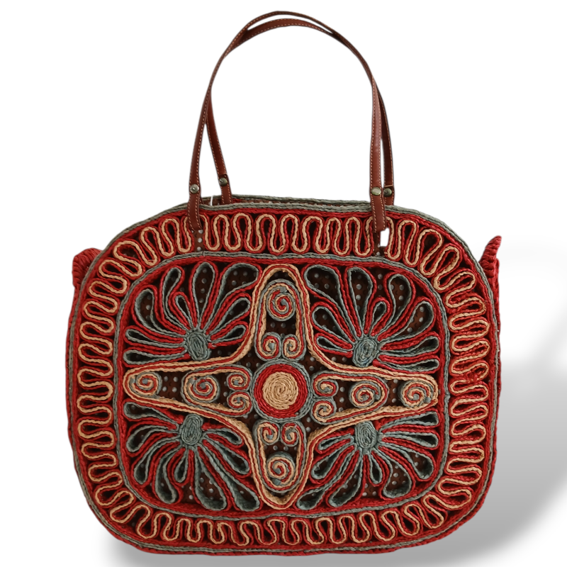 Bolsa Jamin Puech de Palha Colorida