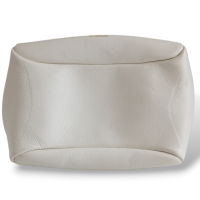 Bolsa Sportmax Branca com Alça em Madeira