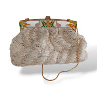 Clutch 13 BC de Palha com Detalhes Coloridos