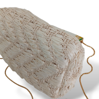 Clutch 13 BC de Palha com Detalhes Coloridos