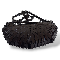 Bolsa Marrom em Madeira Artesanal