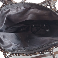 Bolsa Marrom em Madeira Artesanal