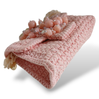 Bolsa Crochê Vasilis and Roxane Rosa