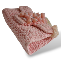 Bolsa Crochê Vasilis and Roxane Rosa