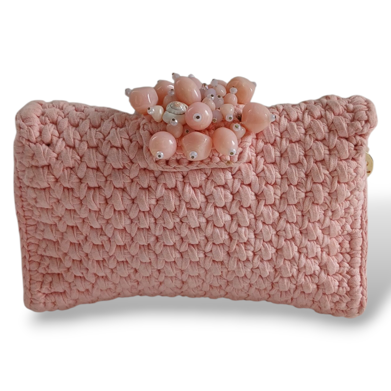 Bolsa Crochê Vasilis and Roxane Rosa