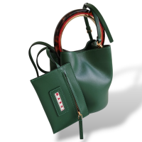 Bolsa Marni Bucket Verde