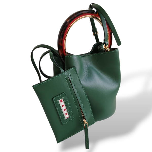 Bolsa Marni Bucket Verde