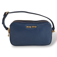 Bolsa Miu Miu Mini Azul 