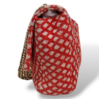 Bolsa Chanel Tweed Double Flap 