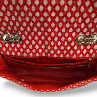 Bolsa Chanel Tweed Double Flap 