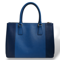 Bolsa Prada Galleria Bicolor Azul