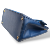 Bolsa Prada Galleria Bicolor Azul