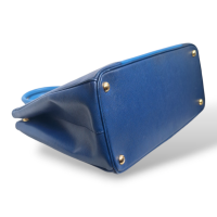 Bolsa Prada Galleria Bicolor Azul