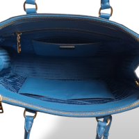 Bolsa Prada Galleria Bicolor Azul