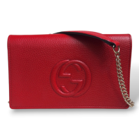 Bolsa Gucci Soho WOC Vermelha