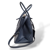 Bolsa Prada Saffiano Twist Galleria Azul Marinho