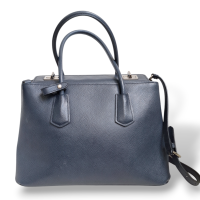Bolsa Prada Saffiano Twist Galleria Azul Marinho