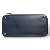 Bolsa Prada Saffiano Twist Galleria Azul Marinho