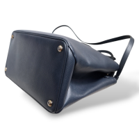 Bolsa Prada Saffiano Twist Galleria Azul Marinho
