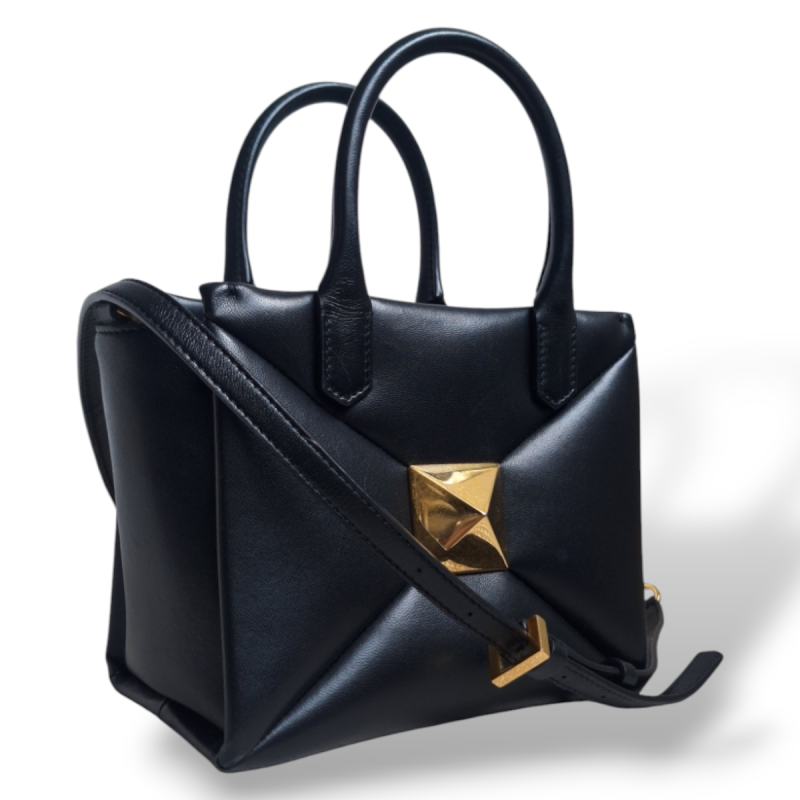 Bolsa Valentino Preta One Stud 